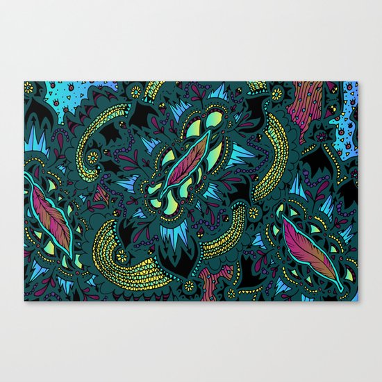 Zentangle #2 Canvas Print