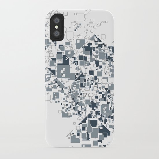 Broken and pixels iPhone Case