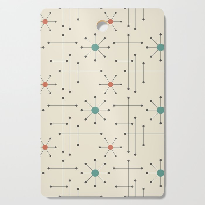 Abstract Mid Century Modern Seamless Pattern 7 Cutting Board