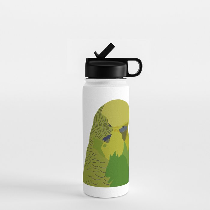 The Prize Winning Budgie Water Bottle by mia w Society6