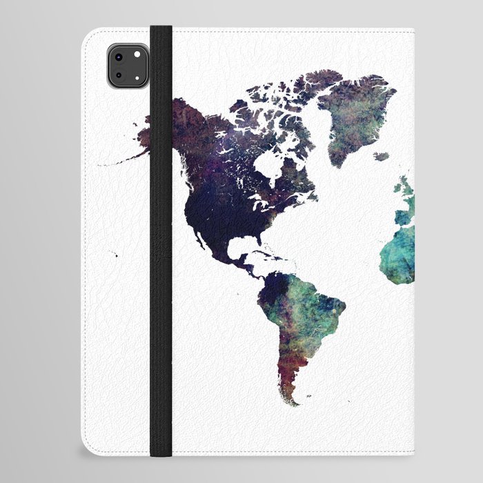 Map of the World After Ice Age iPad Folio Case