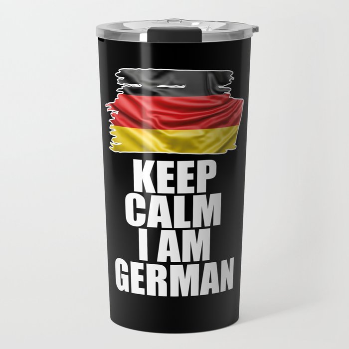 Keep Calm I'm German Travel Mug