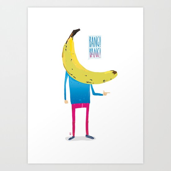 Bang! Bang! Art Print
