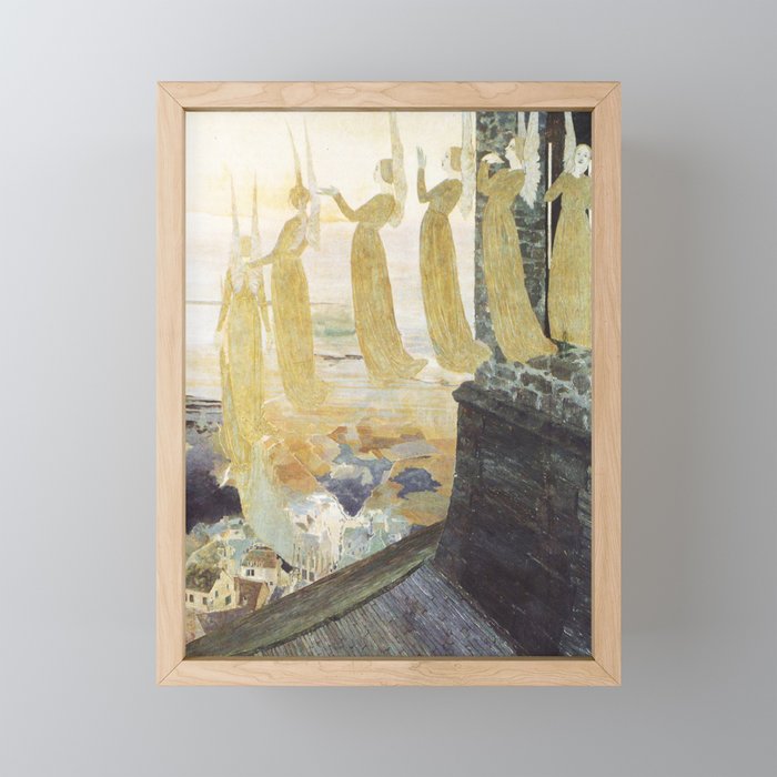 Evening Bells of the Angels Framed Mini Art Print