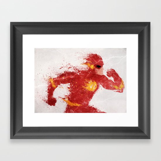 Speed Framed Art Print