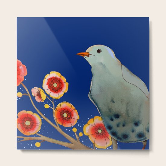 la brise (navy) Metal Print