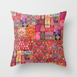 -A35- Traditional Colored Moroccan Artwork. Throw Pillow