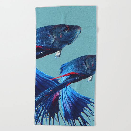 Betta Fish Beach Towel