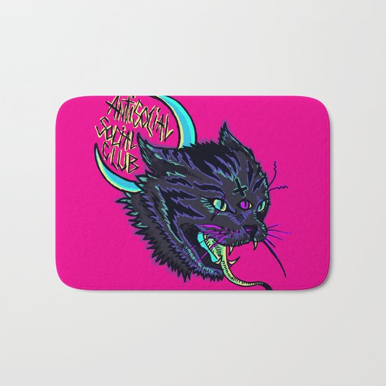 antisocial club Bath Mat