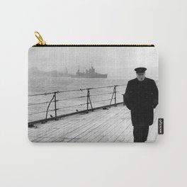 Winston Churchill At Sea Carry-All Pouch