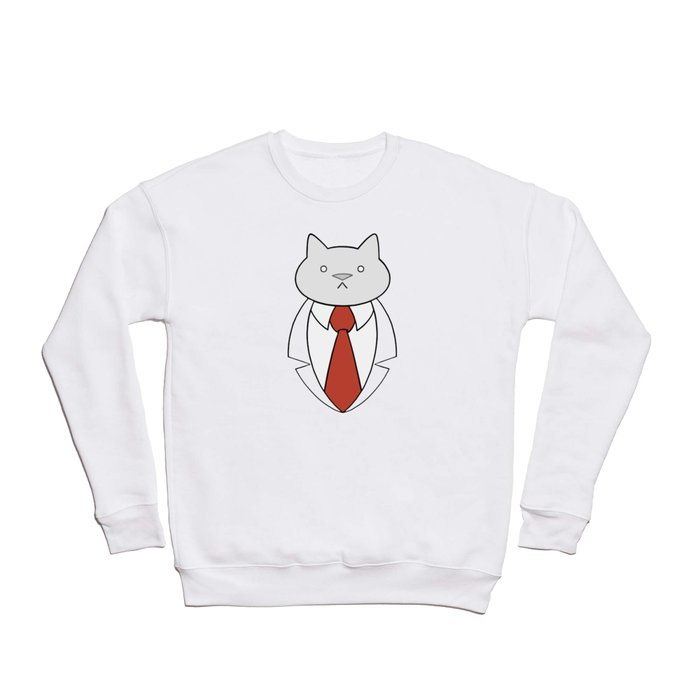 Business Cat Crewneck Sweatshirt
