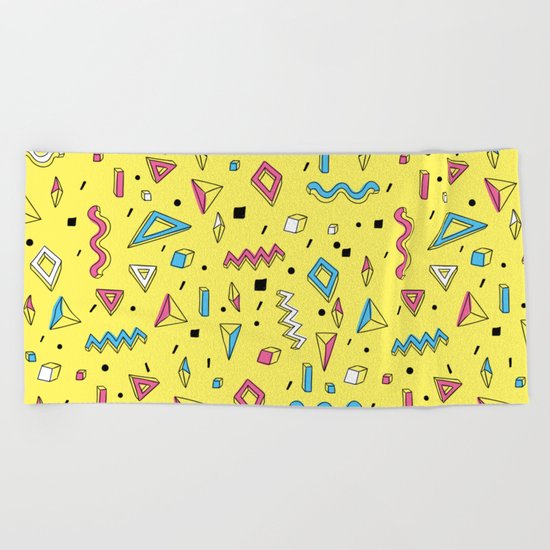 Memphis Art Beach Towel