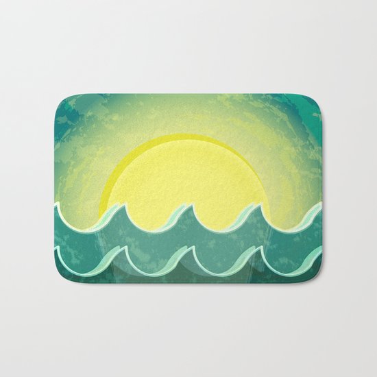 Sun and sea Bath Mat