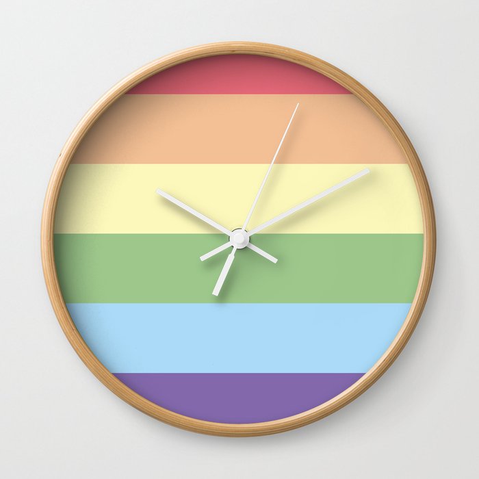PRIDE Colors Wall Clock