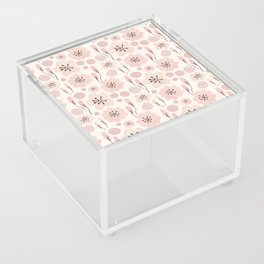 Pink flowers, Girly Florals Acrylic Box