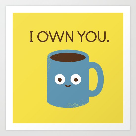 Coffee Talk Art Print