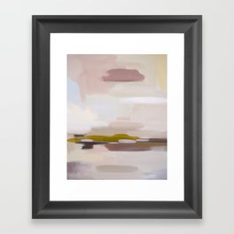 Mellow Taupe Horizon Ⅱ Framed Art Print