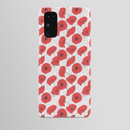 RED POPPIES Android Case