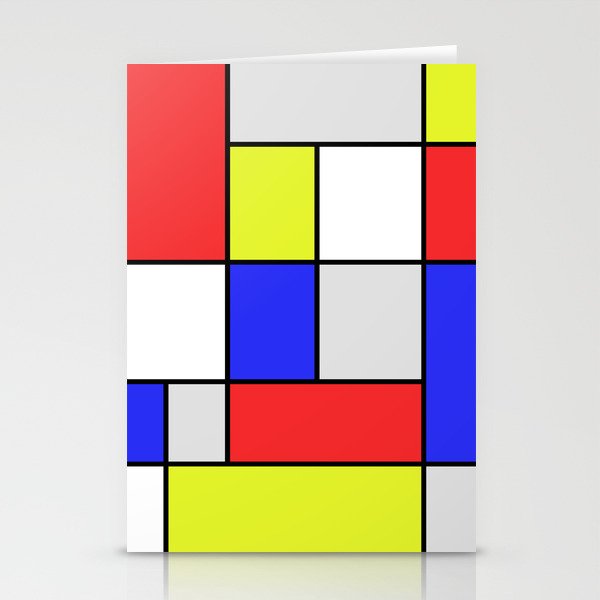 Mondrian #25 Stationery Cards