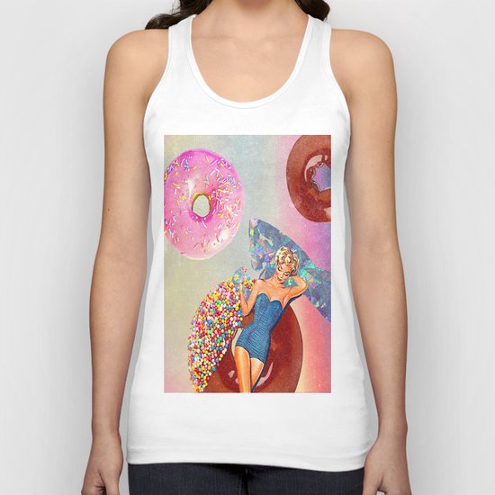 Foods Before Dudes Unisex Tank Top