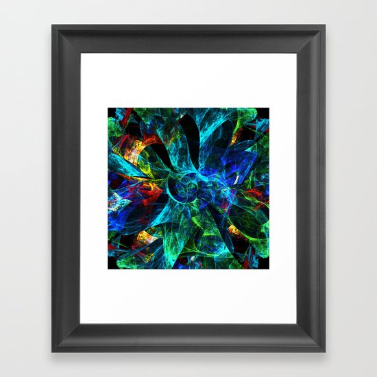 Colorful Petals Framed Art Print