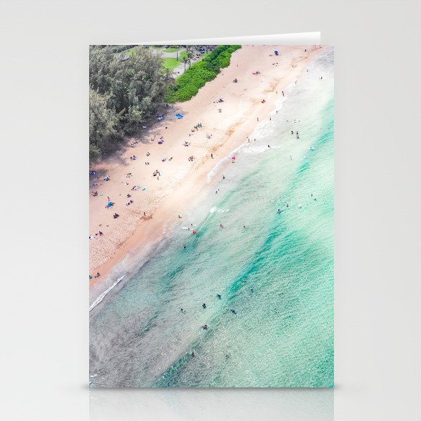 Maui coastline aerial beach Stationery Cards