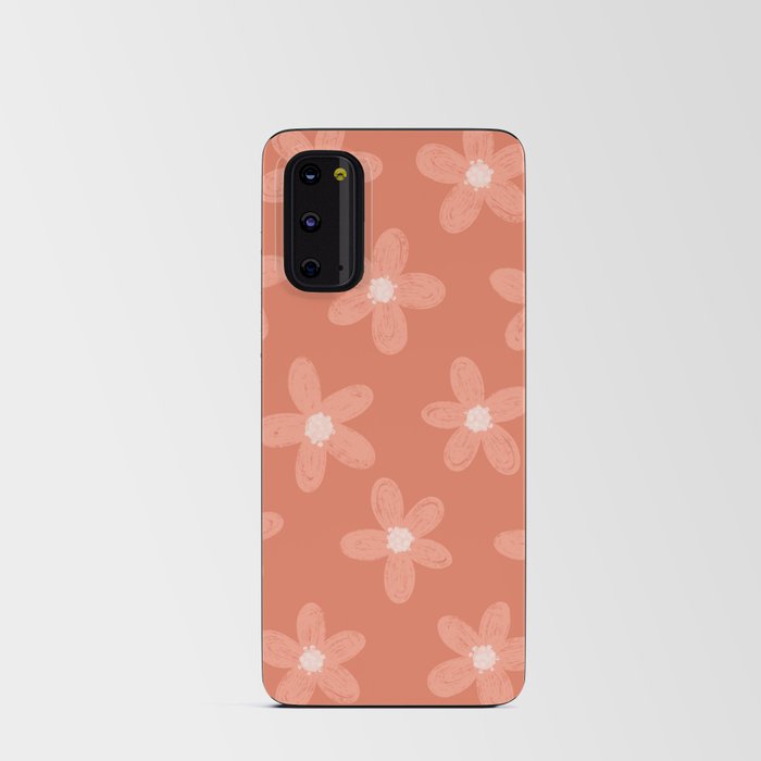 Red Flowers Android Card Case