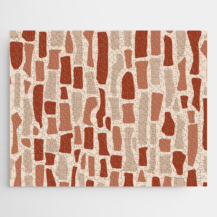 Bohemian Abstract Tiles Jigsaw Puzzle