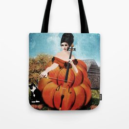 A strange pumpkin Tote Bag