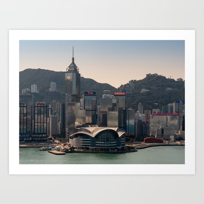 Hong Kong Convention and Exhibition Centre Art Print
