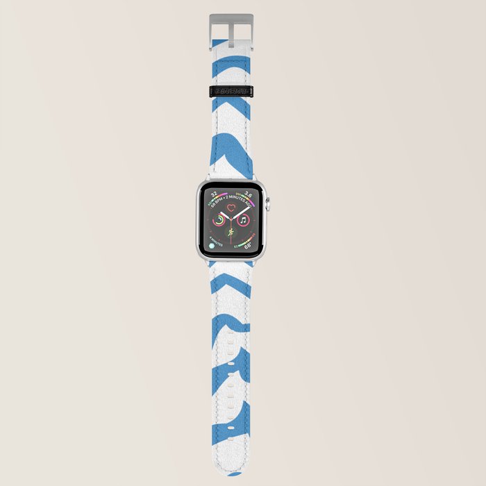 tiger print blur and white Apple Watch Band by art pattern