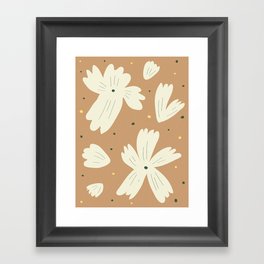 blossom-white Framed Art Print