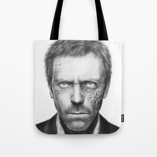 Hugh Laurie from House MD Doctor House Tote Bag