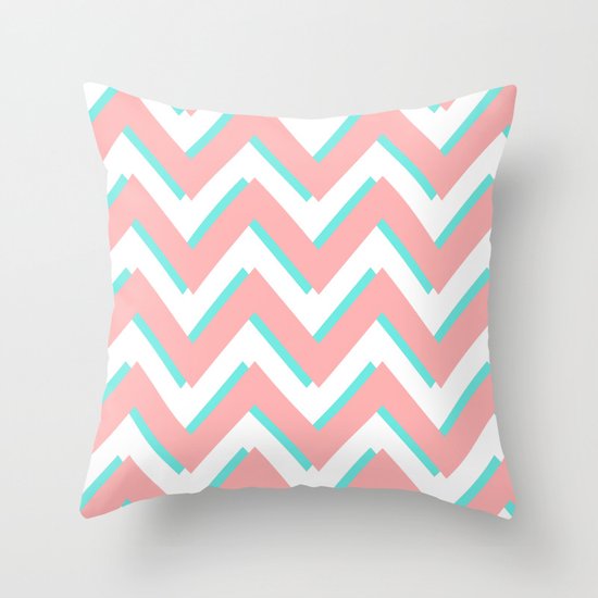 3D CHEVRON 3 Throw Pillow