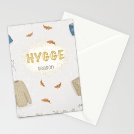 Hygge season Stationery Cards