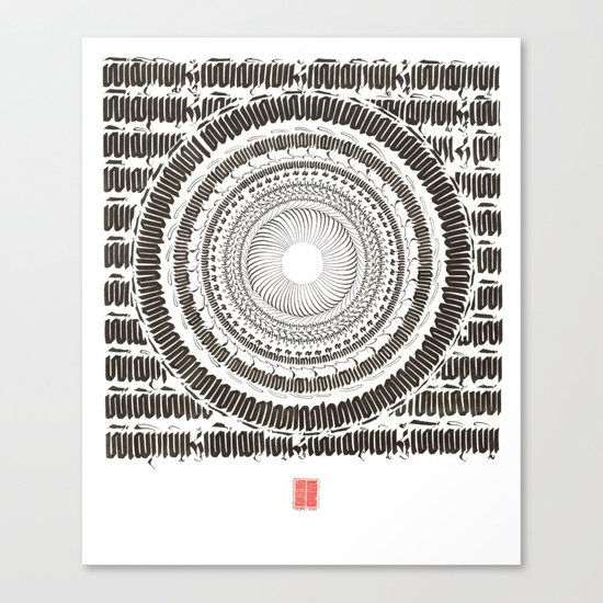 Om mani Padme Hum Canvas Print