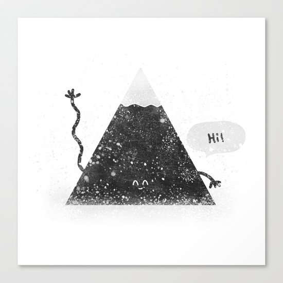 Happy Mountain Canvas Print