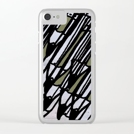 Pencils Clear iPhone Case