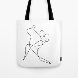 minimal line dance Tote Bag