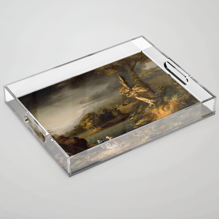 "The Tempest," by Thomas Cole (American, 19th Century), ca. 1826 Acrylic Tray