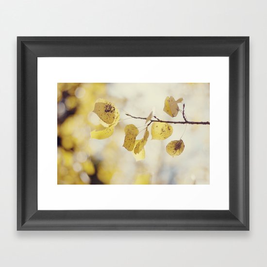 Yellow. Framed Art Print