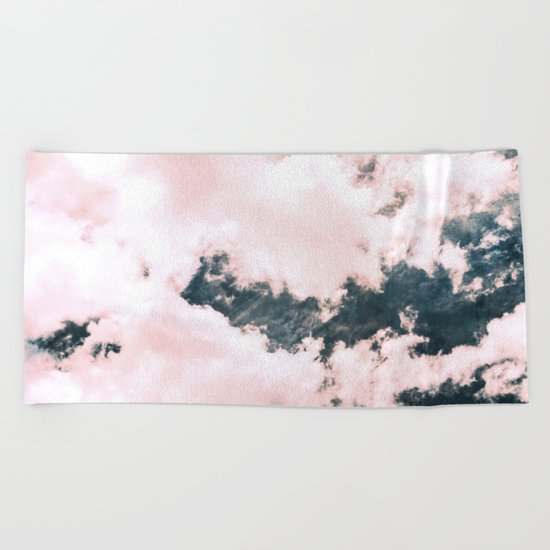 Ocean Clouds Beach Towel