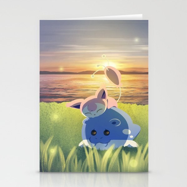 Skitty and Spheal Stationery Cards