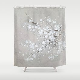Pristine Cherry blossm Shower Curtain