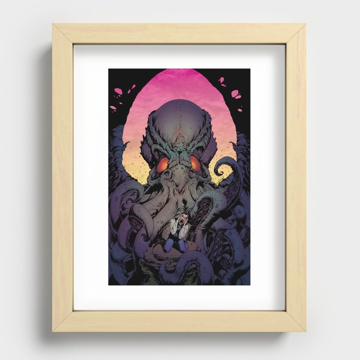 The Eternal Cthulhu Recessed Framed Print