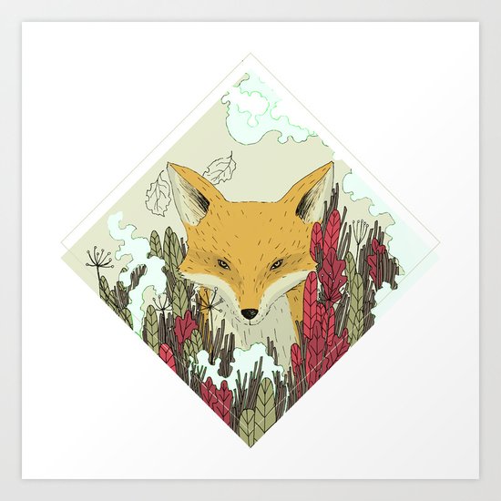 fox Art Print