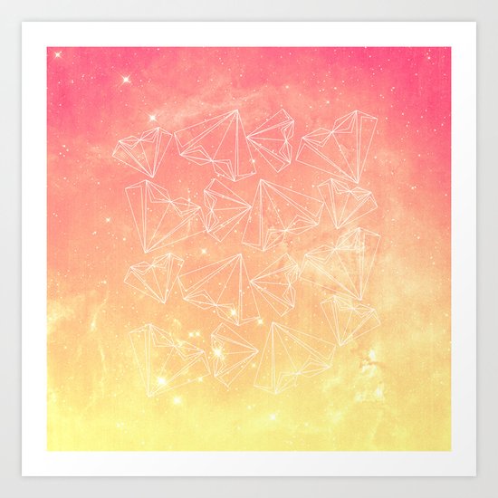 A heart is made of ... wishes Art Print