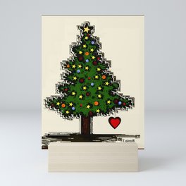 Holiday with Heart  Mini Art Print