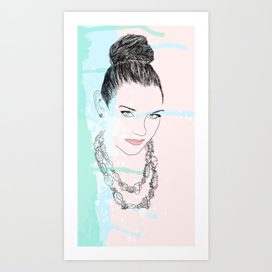 Doll Face Art Print