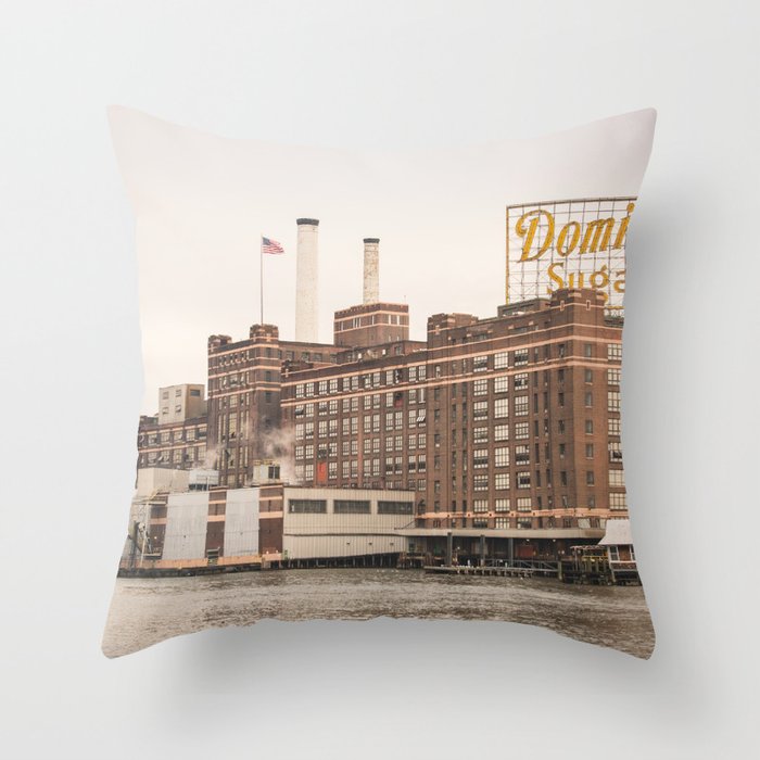 Domino Sugar  - Baltimore Throw Pillow